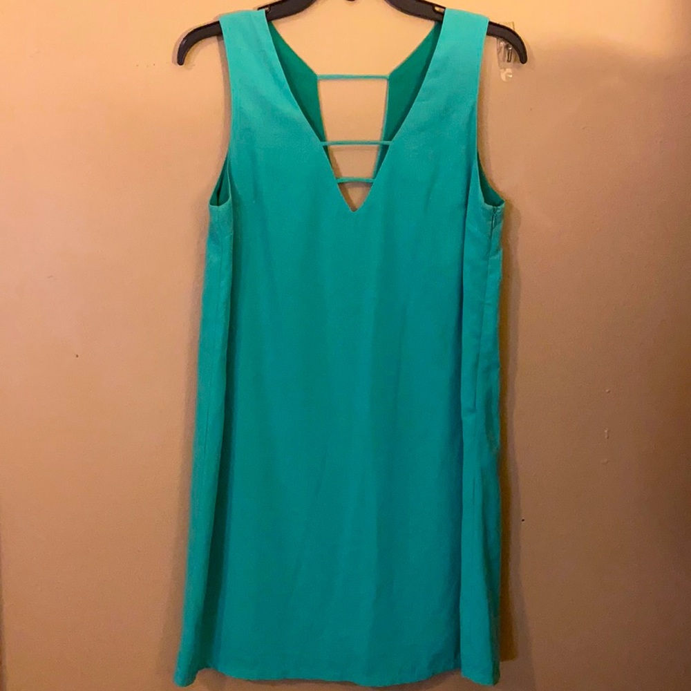 Blue dress